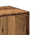 vidaXL Skrinka na lieky staré drevo 40x41x144,5 cm kompozitné drevo