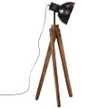 vidaXL Podlahová lampa 25 W čierna 45x45x120 cm E27
