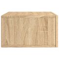 vidaXL Nástenný nočný stolík dub sonoma 35x35x20 cm