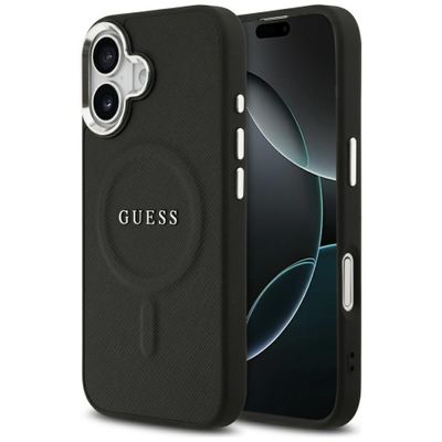 Puzdro Guess Classic Logo MagSafe pre iPhone 17 čierne