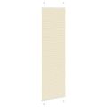 vidaXL Skladaná roleta krémová 55x200 cm šírka látky 54,4 cm polyester