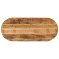 vidaXL Stolová doska 100x40x2,5 cm oválna oválna masívny mangovník