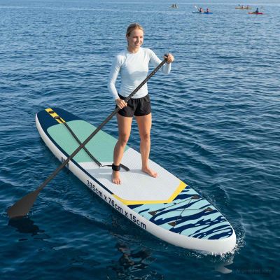 vidaXL Inflatovateľná paddle board APEX 335 x 76 x 15 cm Modrá pre