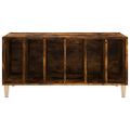 vidaXL Skrinka na platne dymový dub 100x38x48 cm kompozitné drevo