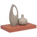 vidaXL Stenná polica Nástenná montáž Červená 40 x 23,5 x 3,8 cm