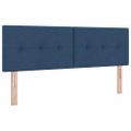 vidaXL Posteľ s pružinovým rámom Modrá 140 x 190 cm látka