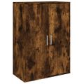 vidaXL Komody 2 ks dymový dub 60x31x84 cm kompozitné drevo