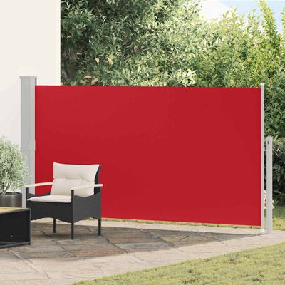 Bočná markíza na terasu/balkón 160x300 cm, červená