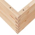 vidaXL Záhradný kvetináč 110x110x49,5 cm masívna borovica