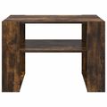 vidaXL Konferenčný stolík Dymová dub 66 x 49,5 x 45 cm