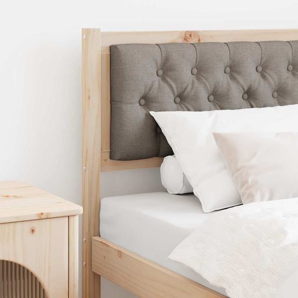 vidaXL Zadné čelo Iný Hnedá a taupe 75 cm Borovicový masív