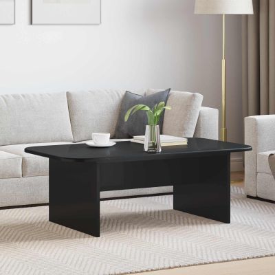vidaXL Konferenčný stolík Čierna 93 x 53 x 33 cm Kompozitné drevo