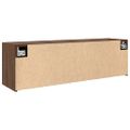 vidaXL Kúpeľňová nástenná skrinka 100x25x30 cm spracované drevo