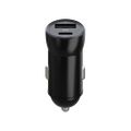 Nabíjačka do auta Maxlife MXCC-04 PD QC 1x USB-C 1x USB 20W čierna + kábel USB-C - Lightning 27W