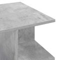 vidaXL Konferenčný stolík Betónovo sivá 87 x 50 x 45 cm