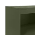 vidaXL Vysoká skrinka olivovozelená 68,5x38,5x123,5 cm oceľ