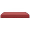 vidaXL Vankúš na vonkajšiu pohovku Polyester vínovo červená 80 x 80 cm
