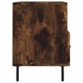 vidaXL TV skrinka dymový dub 80x36x50 cm spracované drevo