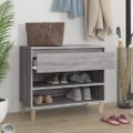 vidaXL Botník sivý dub sonoma 70x36x60 cm spracované drevo