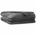 vidaXL Záťažová deka Antracitová 138 x 200 cm 10 kg 100% Bavlna 205T