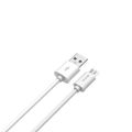 Devia kábel Smart EC081 USB - MicroUSB 1,0 m 2,1A biela