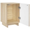 vidaXL Nočný stolík 2 pcs Dub sonoma 33,5 x 34,5 x 50 cm