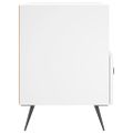 vidaXL Nočné stolíky 2 ks biele 40x35x47,5 cm kompozitné drevo