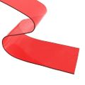 vidaXL Záves do dverí červený 300 mm x 2,6 mm 25 m PVC