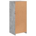 vidaXL Komoda s LED svetlami betónovo sivá 41x37x100 cm