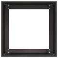 VidaXL kvetináč čierny 40x40x40 cm Oceľ valcovaná za studena