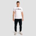 Tričko Fitness White - GymBeam, veľkosť XXL