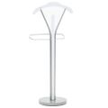 vidaXL Stojan na oblek 45x35x107 cm, biely