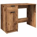 vidaXL Stôl Old Wood 100x50x75 cm Engineered Wood