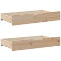 vidaXL Posteľ bez matraca 75x190 cm masívna borovica