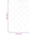 vidaXL 2-v-1 Prikrývka 220 x 135 x 8 cm Zima Polyester Biela Priedušná