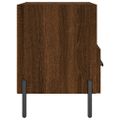vidaXL Nočný stolík hnedý dub 40x35x47,5 cm kompozitné drevo