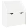 vidaXL Detský regál Biela 60 x 29,5 x 69 cm Kompozitné drevo