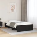 vidaXL Posteľný rám čierny 90x190 cm kompozitné drevo
