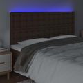 VidaXL Čelo postele hnedé 180x5x118/128 cm umelá koža