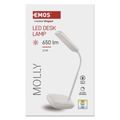LED stolná lampa EMOS Z7638W MOLLY, biela