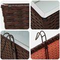 vidaXL Zábradlie 2 ks Hnedá 80 x 17 x 17 cm Kov
