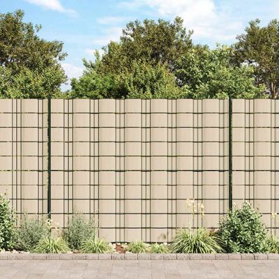 vidaXL PVC ochranná páska na ochranu súkromia 70x0,19 m krémová