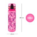 Tritanová fľaša pre deti Plameniak 500 ml