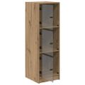 vidaXL Highboard Remeselný dub 35 x 37 x 109 cm Kompozitné drevo