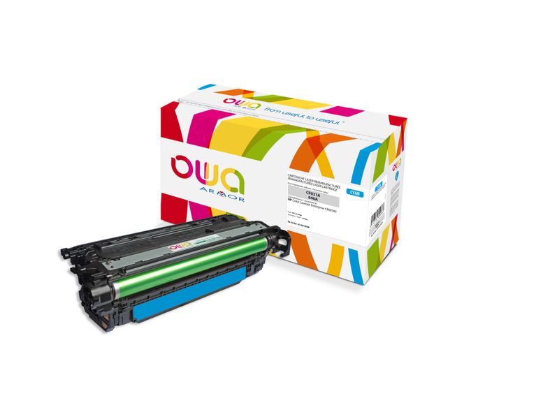 OWA Armor toner kompatibilný HP CF031A, 12500st, modrá/cyan