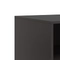 vidaXL TV skrinky 2 ks čierne 67x39x44 cm oceľ