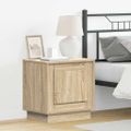 vidaXL Nočný stolík 2 ks Sonoma dub 44 x 34,5 x 45 cm Kompozitné drevo