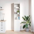 vidaXL Highboard White 37,5x35x180 cm Konštruktérske drevo