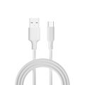 Večne recyklovateľný kábel USB-A - USB-C 1,5m 3A KR60-AC-00 biely