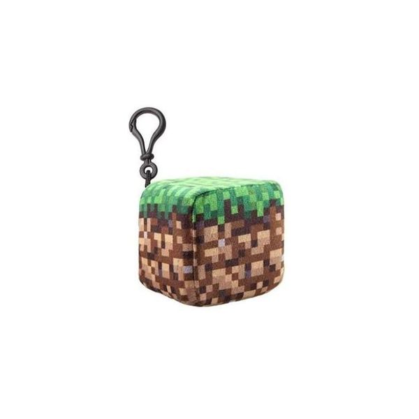 Plyšová hračka s klipom Minecraft - Hlína, 8 cm
